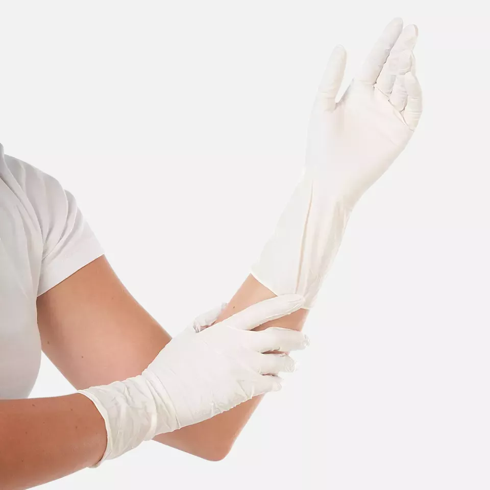 HygoStar 27003, Safe Long Nitrile Gloves, Powder-Free, image 1, gallery thumbnail