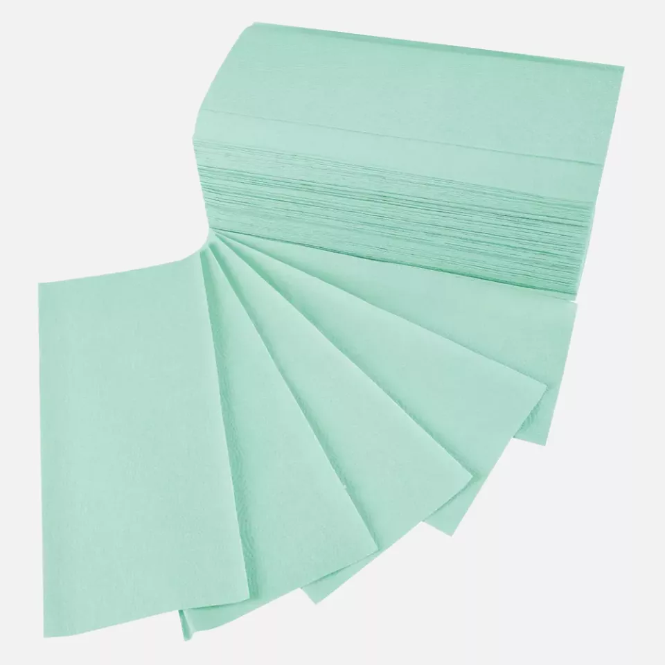 HygoClean 30462, Papierhandtücher, V/ZZ-Falz, 2-lagig, Grün (Zellstoff), image 1, gallery thumbnail