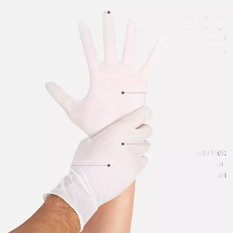 HygoStar 27009, Safe Light Nitrile Gloves, Powder-Free, image 3, gallery thumbnail