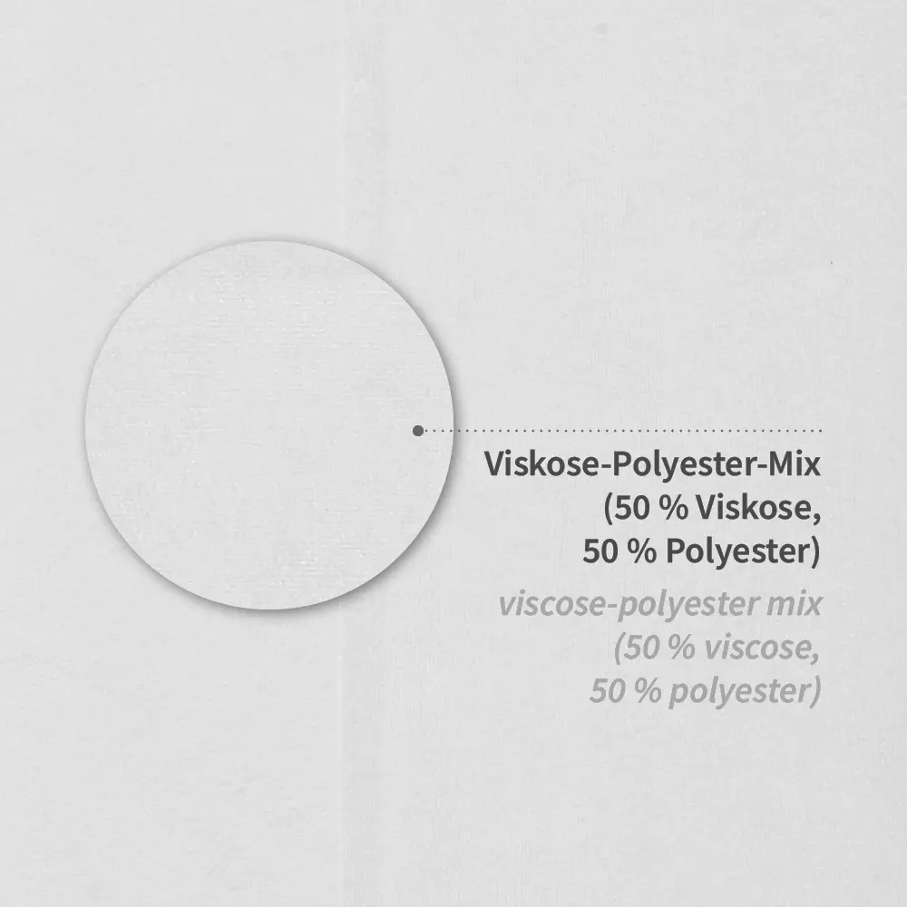 Hygostar 53621, Gefältelte Viskose/Polyester Pflegetücher, 29 x 38 cm, Weiß, image 3