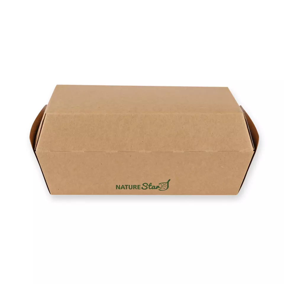 NATUREStar 417418, Club Organic Sandwich Boxes, 177 x 91 x 85 mm, Kraft Paper/PE, FSC®-Mix, image 3, gallery thumbnail