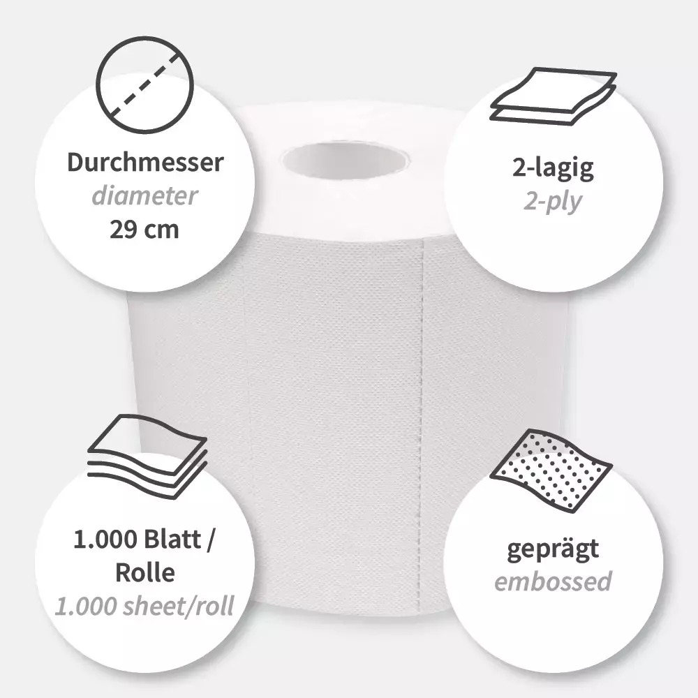 HygoClean 304412, Allfood 2-ply Cleaning Papers, FSC®-Mix, White, image 5