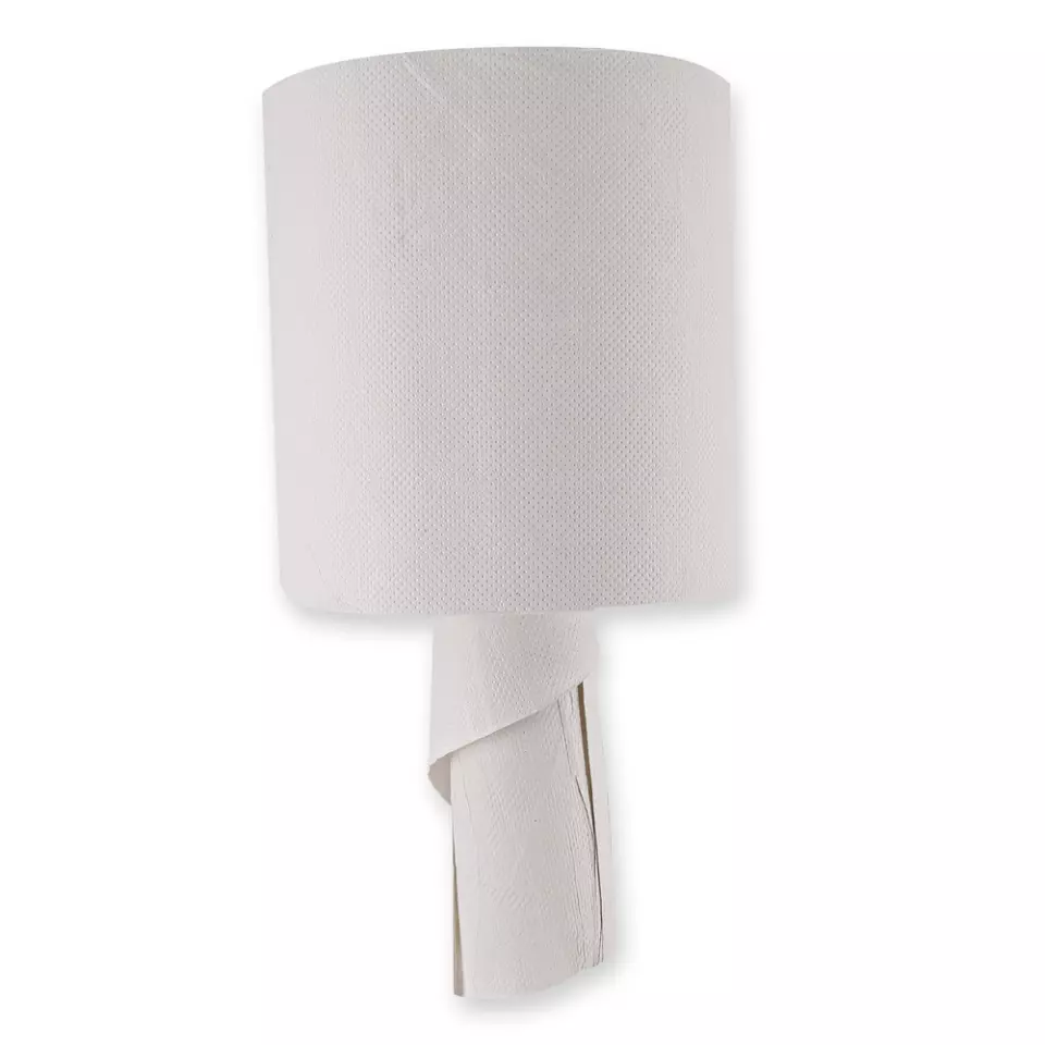 HygoClean 30417, 2-Ply Centerfeed Paper Towel Rolls, Recycled Paper, White, image 1, gallery thumbnail