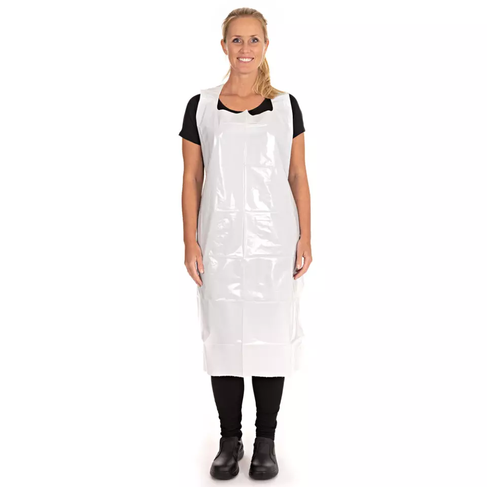 HygoStar 23546, LDPE Disposable Aprons, 125 x 75 cm, 50 my