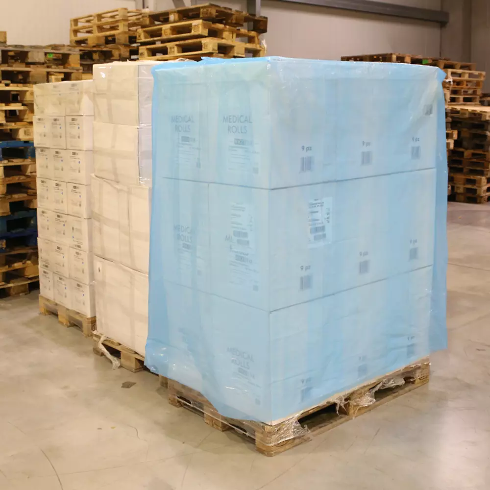 HygoStar 52046, LDPE Pallet Covers, 2000 x 1300 mm, ~36my, Blue, image 2