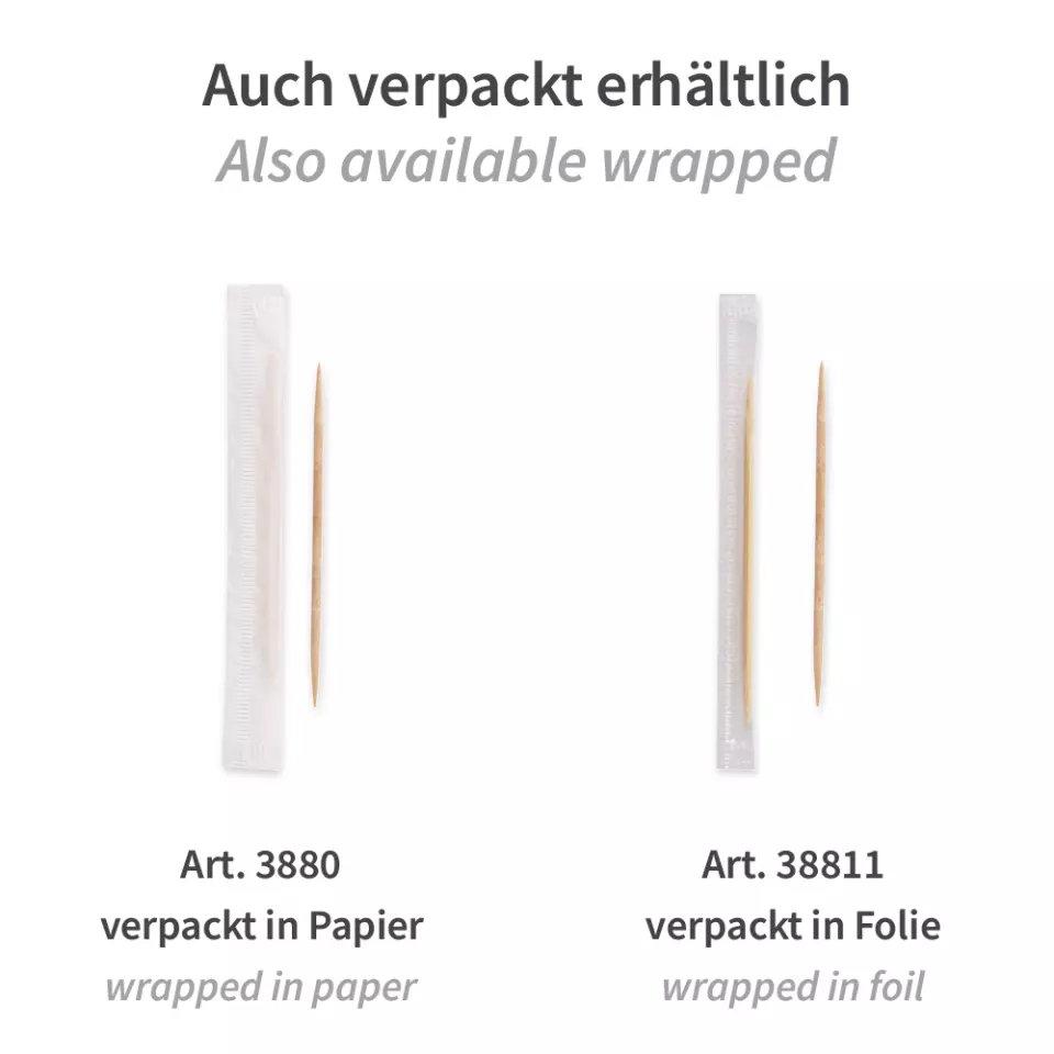 NATUREStar 3882, Organic Wood Toothpicks, 80 mm, image 1, gallery thumbnail