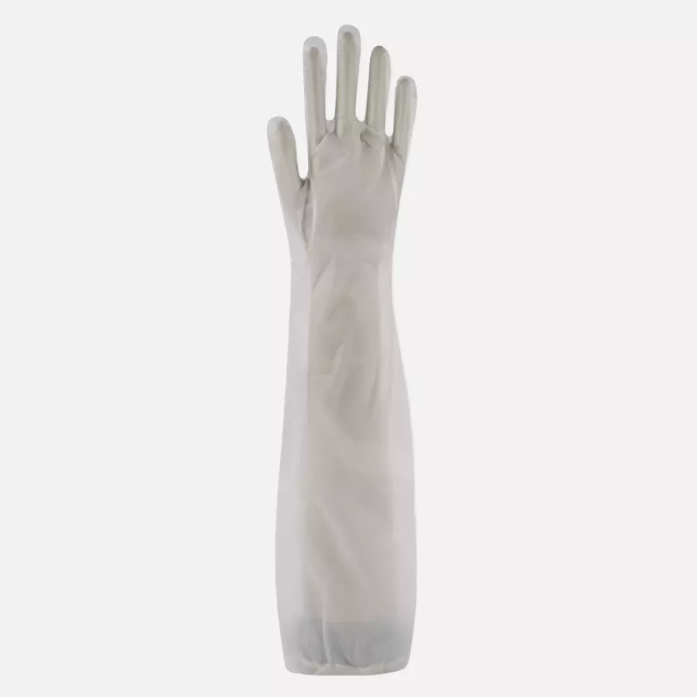HygoStar 263153, Grip Long CPE Gloves, Transparent, image 1
