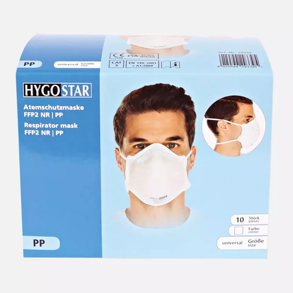 HygoStar 29339, FFP2 NR PP Respirators, Cup-Shaped, image 8, gallery thumbnail