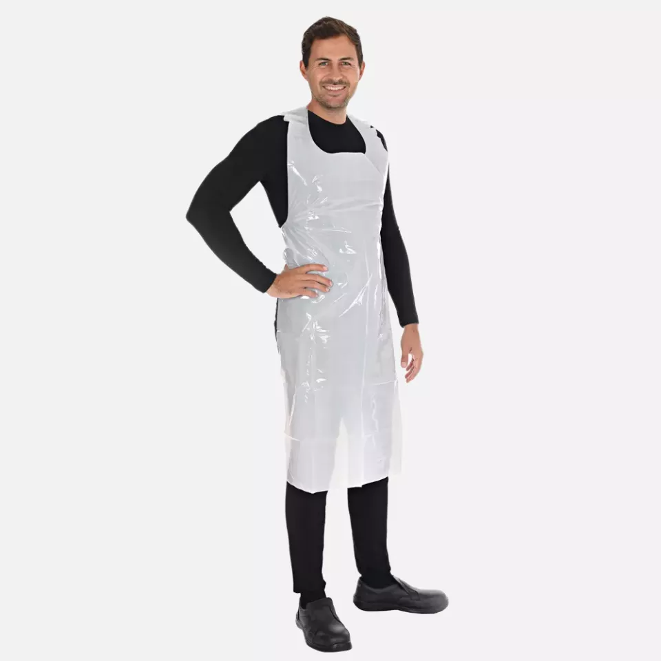 HygoStar 2327, Disposable LDPE Aprons, 35 my, image 4, gallery thumbnail