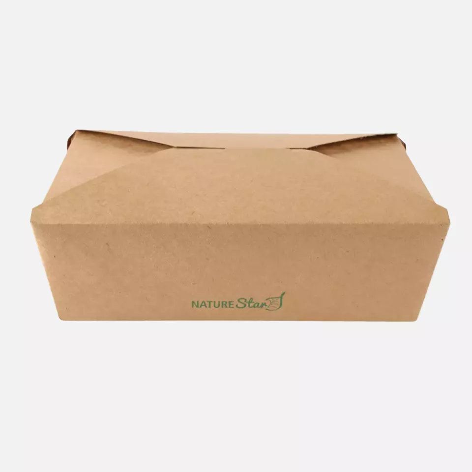 NATUREStar 416321, Menu Organic Food Boxes, 215 x 162 x 64 mm, Kraft Paper/PLA, image 4, gallery thumbnail