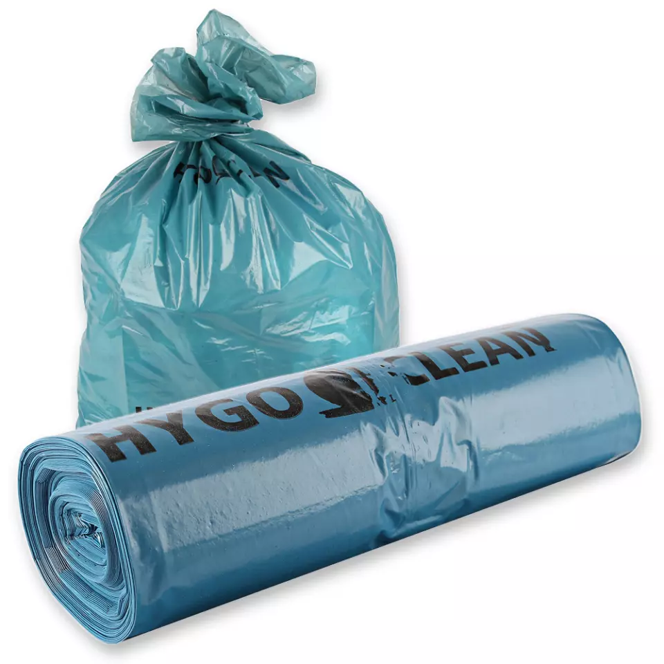HygoClean 32446, LDPE Waste Bags, 160 l, Blue, Roll, image 1, gallery thumbnail