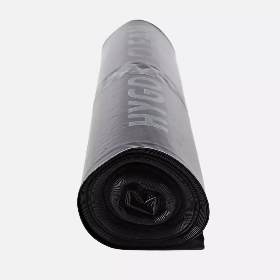 HygoClean 32333, Premium LDPE Waste Bags, 240 l, Black, Roll, image 4, gallery thumbnail