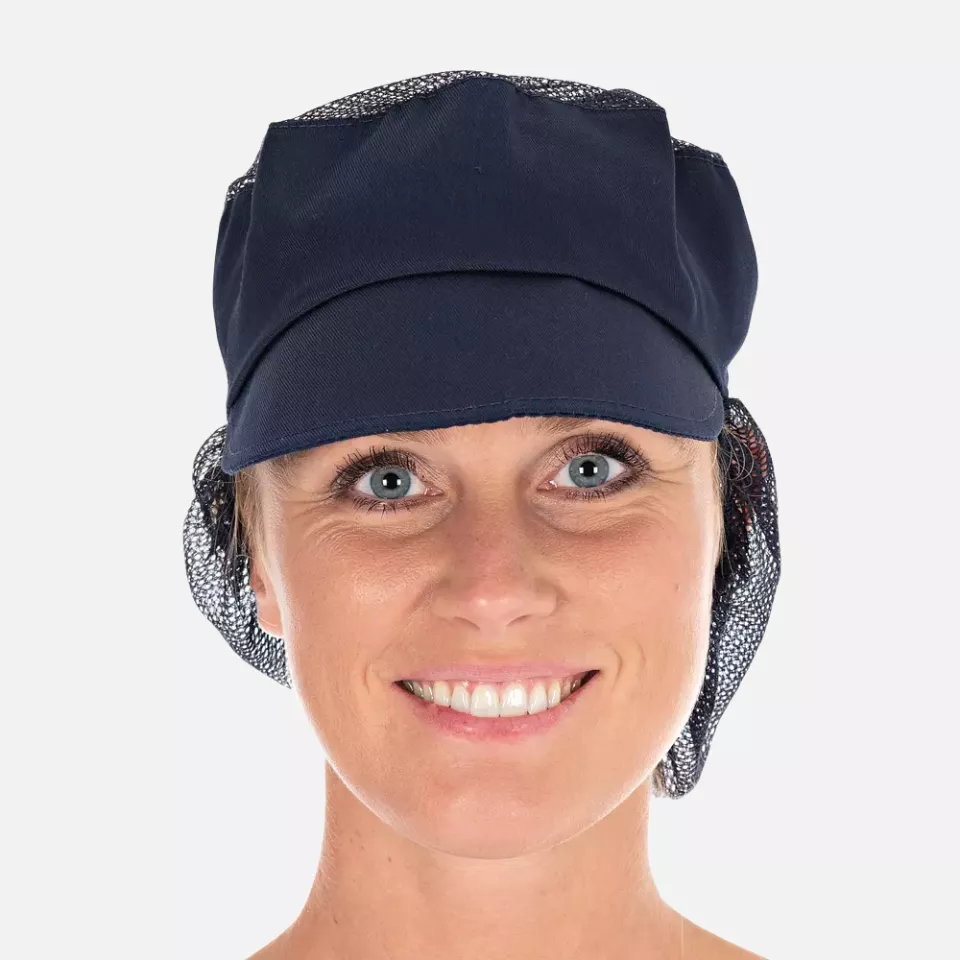 HygoStar 0072, Polycotton Peaked Snood Caps, image 2, gallery thumbnail