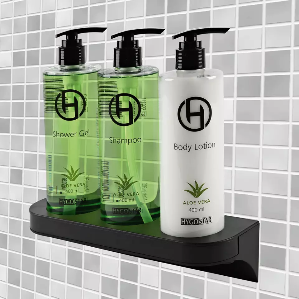 HygoStar 556309, Pump Dispenser Holder, Plastic, Black, image 7, gallery thumbnail