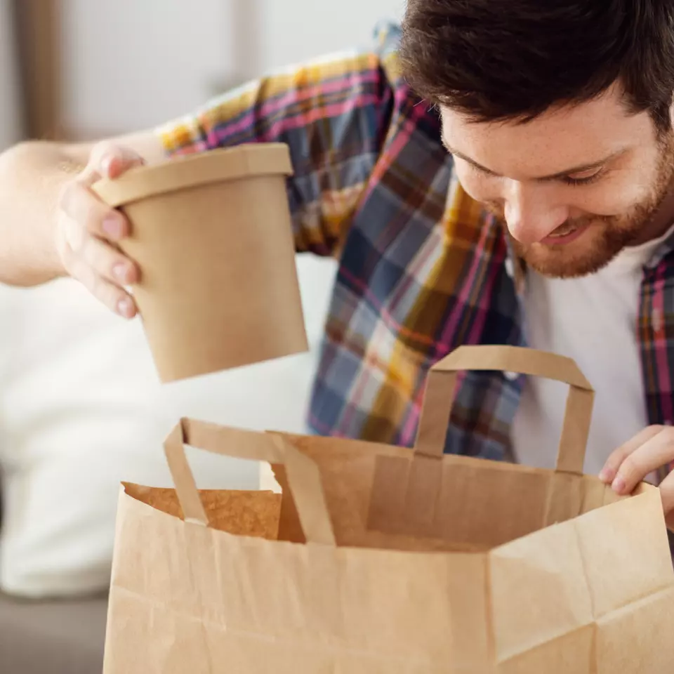 NATUREStar 417212, Minestrone Organic Lids, ø 116 mm, kraft paper/PE, FSC®-mix, image 6, gallery thumbnail