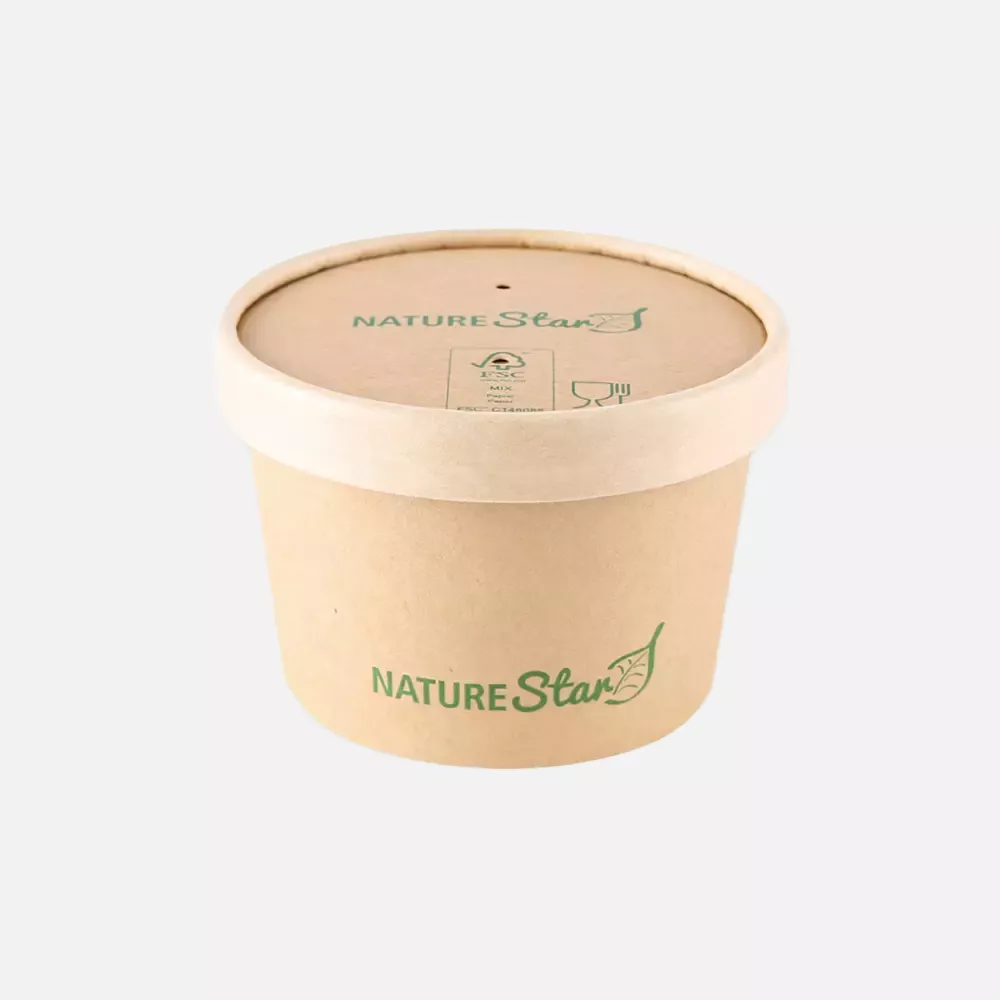 NATUREStar 417235, Minestrone Kraft Paper/PE Soup Cups, 200 ml, ø 97 mm, 60 mm, FSC®-mix, image 8