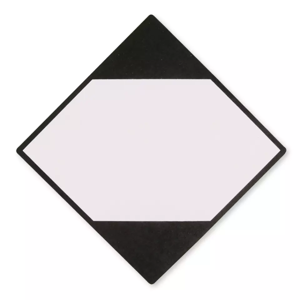 Franz Mensch 954003, Paper Warning Labels, Limited Quantities, On Roll, Black, image 1, gallery thumbnail