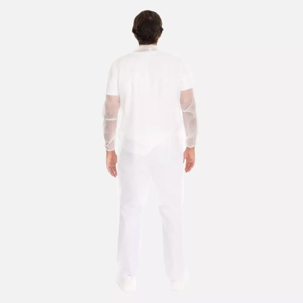 HygoNorm 274299, Eco PP Visitor Gowns with Push Buttons, XXXL, White, image 2