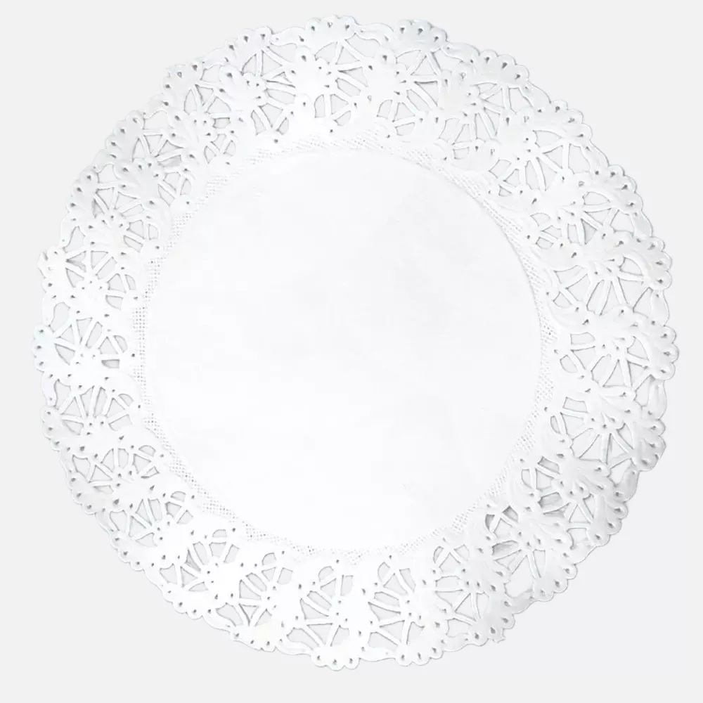 HygoStar 34091, Runde Tortenspitzen aus Papier, Ø 9 cm, Weiß, image 2