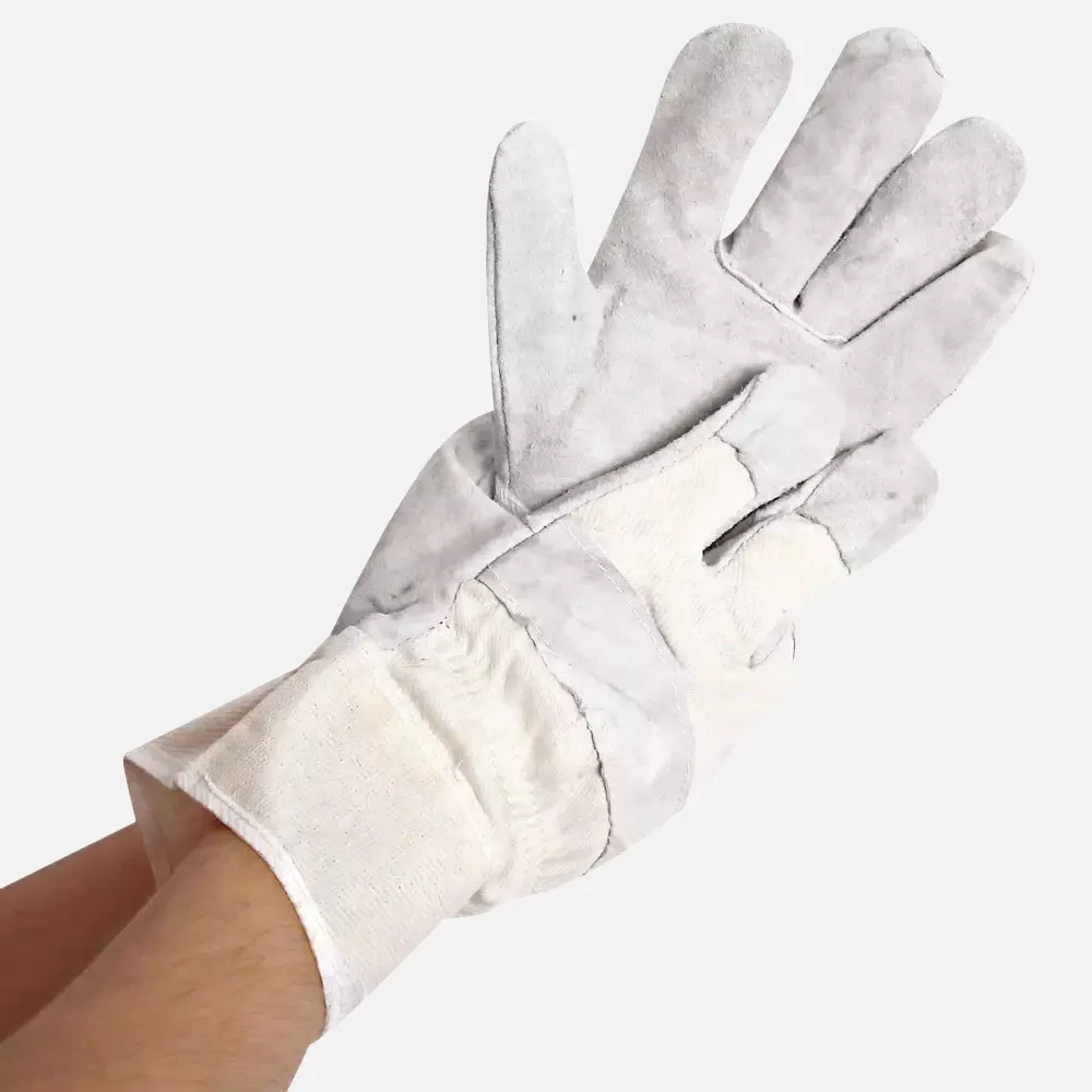 Franz Mensch 33953, Arbeitshandschuhe, Rindspaltleder, 11/XXL, Grau, image 1