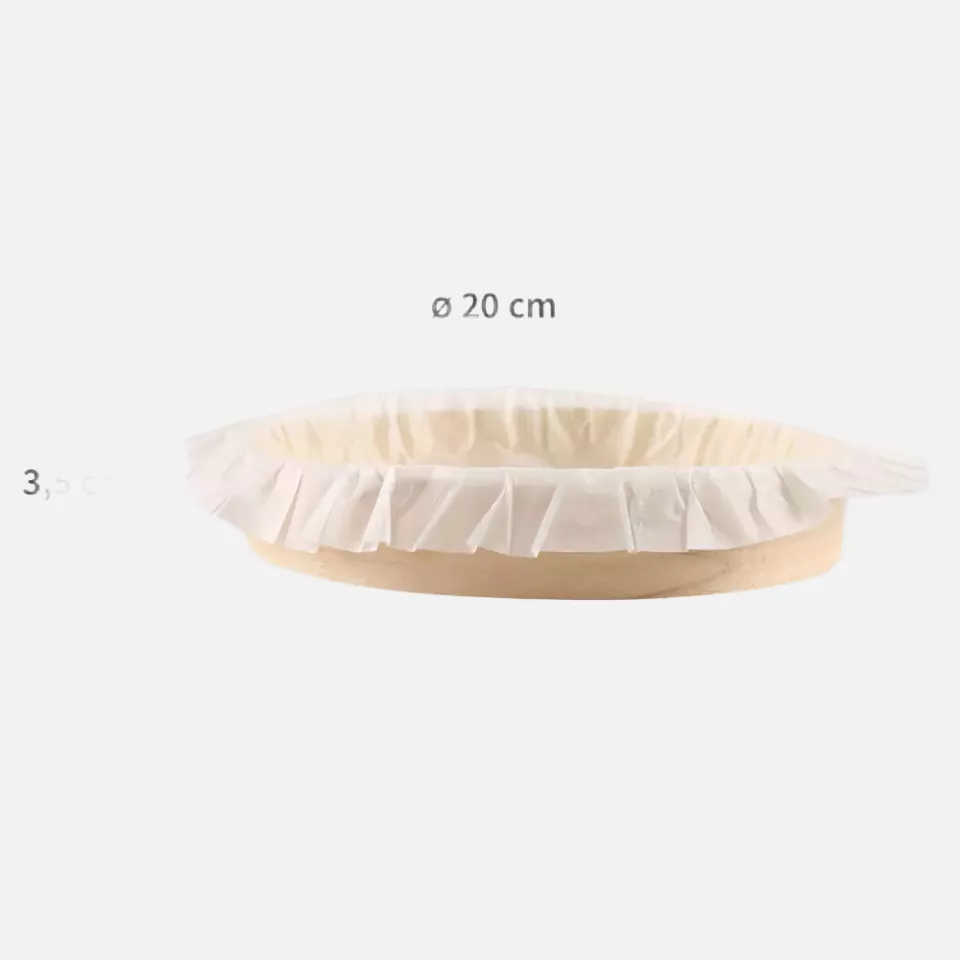 Franz Mensch 38992, Silikonbeschichtete Holzring-Backformen, 200/35 mm, mit Einlage, image 2, gallery thumbnail