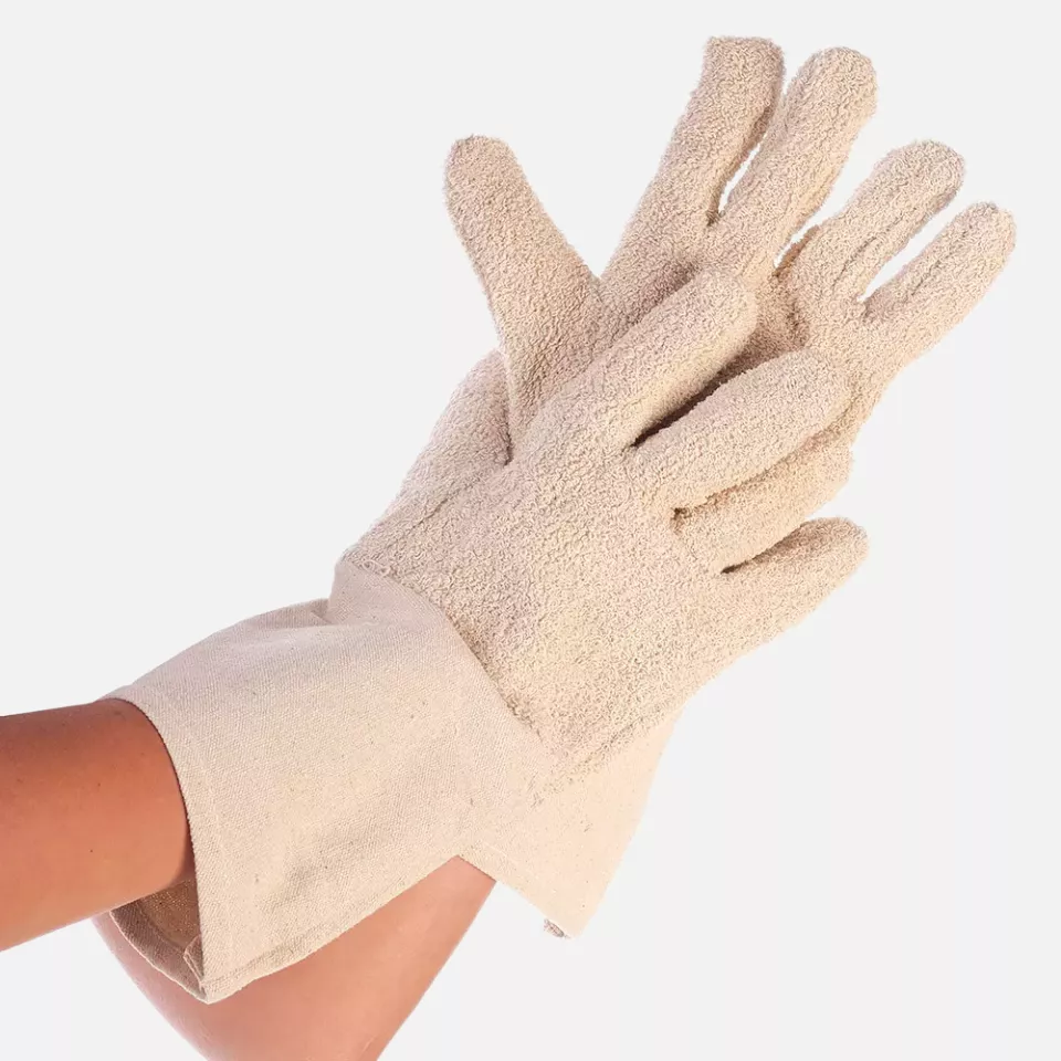 HygoStar 3311, Bako Finger Cotton Oven Gloves, 35 cm, Natural, image 1, gallery thumbnail
