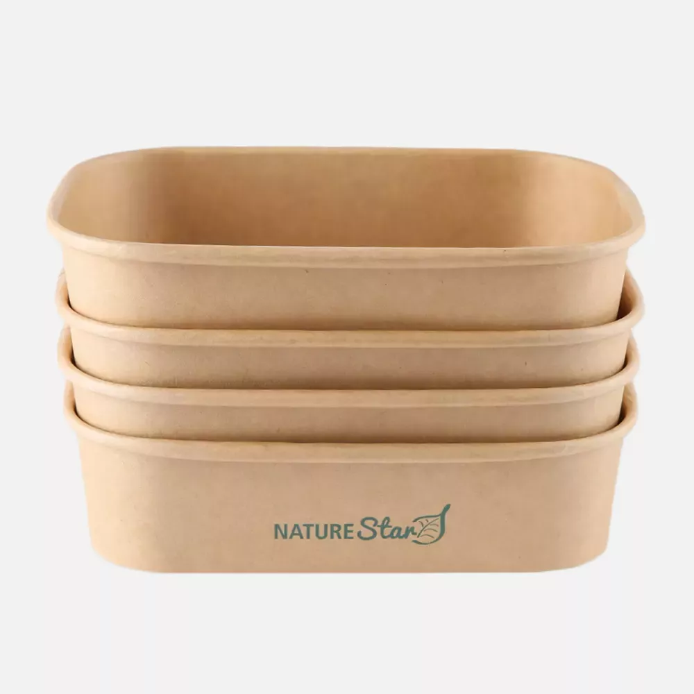 NATUREStar 417410, FSC®-mix Organic Takeaway Trays, Kraft Paper/PE, 172 x 120 x 75 mm, 1000 ml, image 5