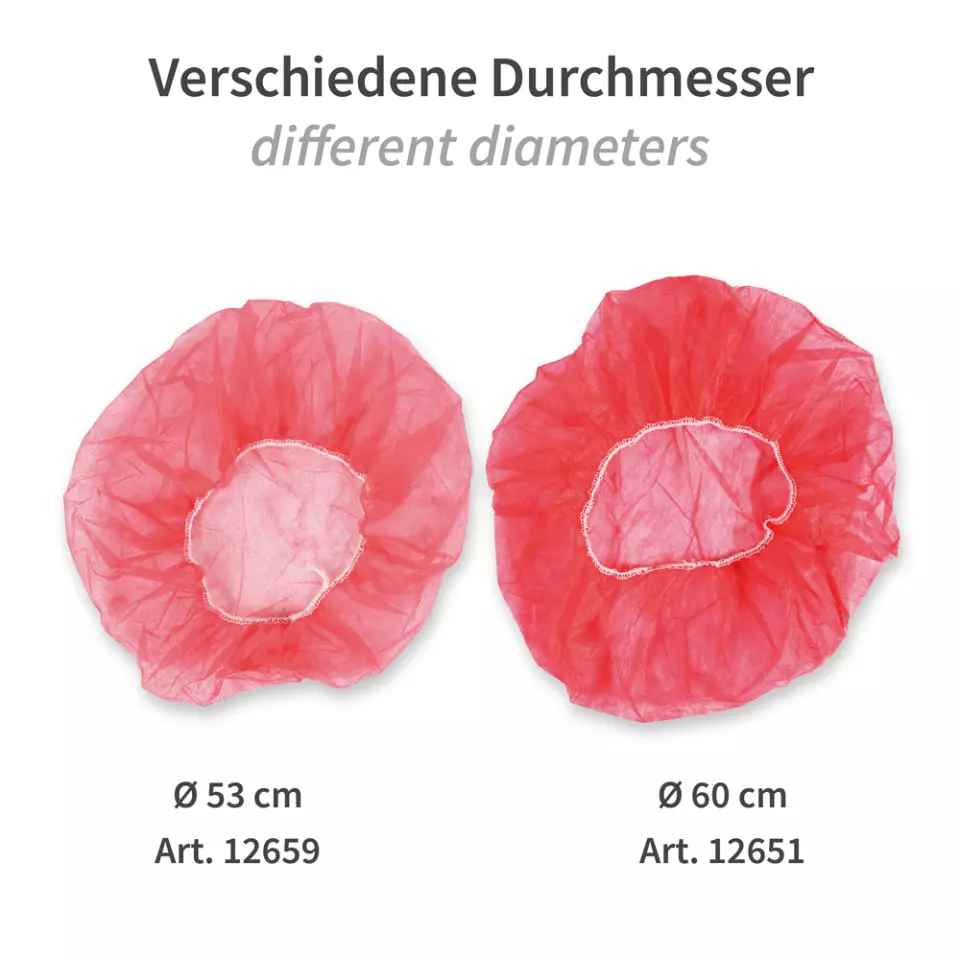 HygoNorm 12659, PP Bouffant Caps, Light, image 5, gallery thumbnail