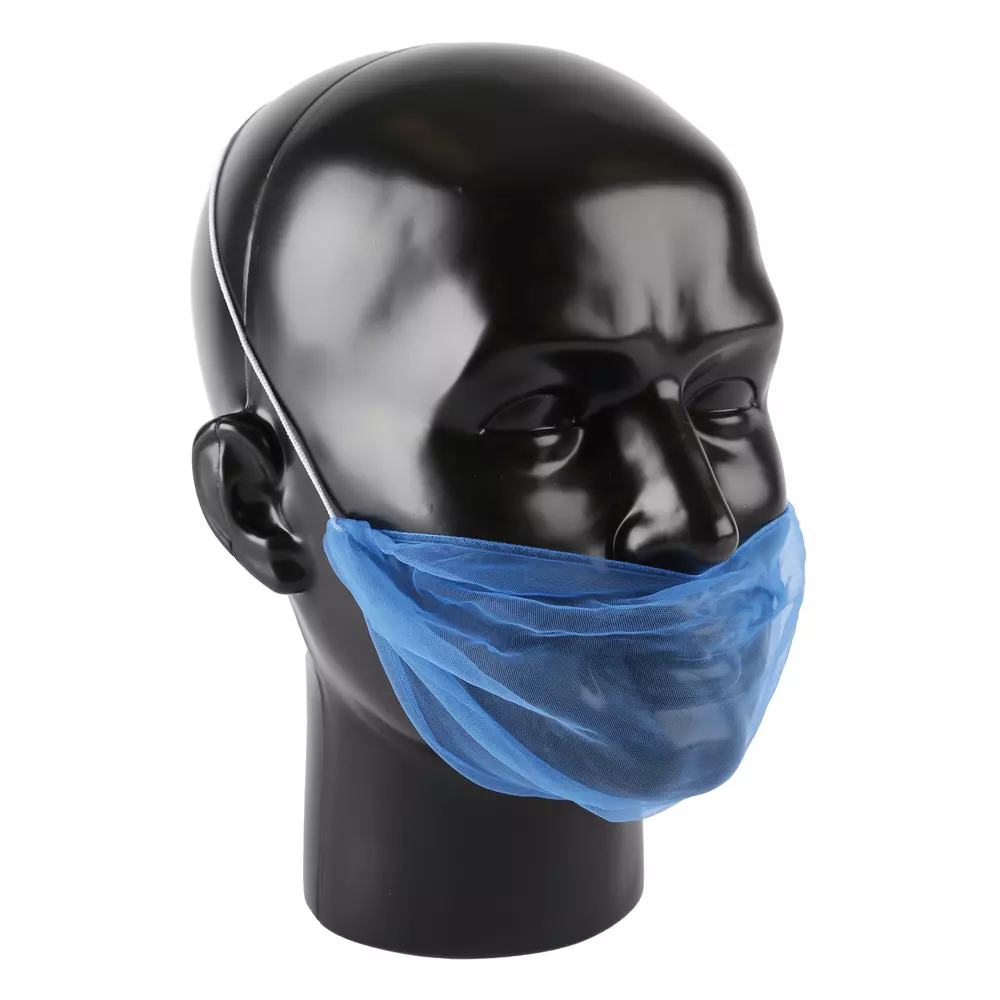 Hygostar 292106, Micromesh Nylon Beard Cover, Blue, image 1