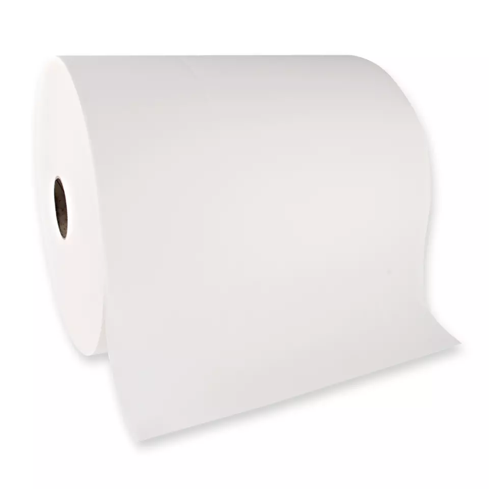 HygoClean 317400, Light Airlaid Wiping Cloths, Roll, White, image 1, gallery thumbnail