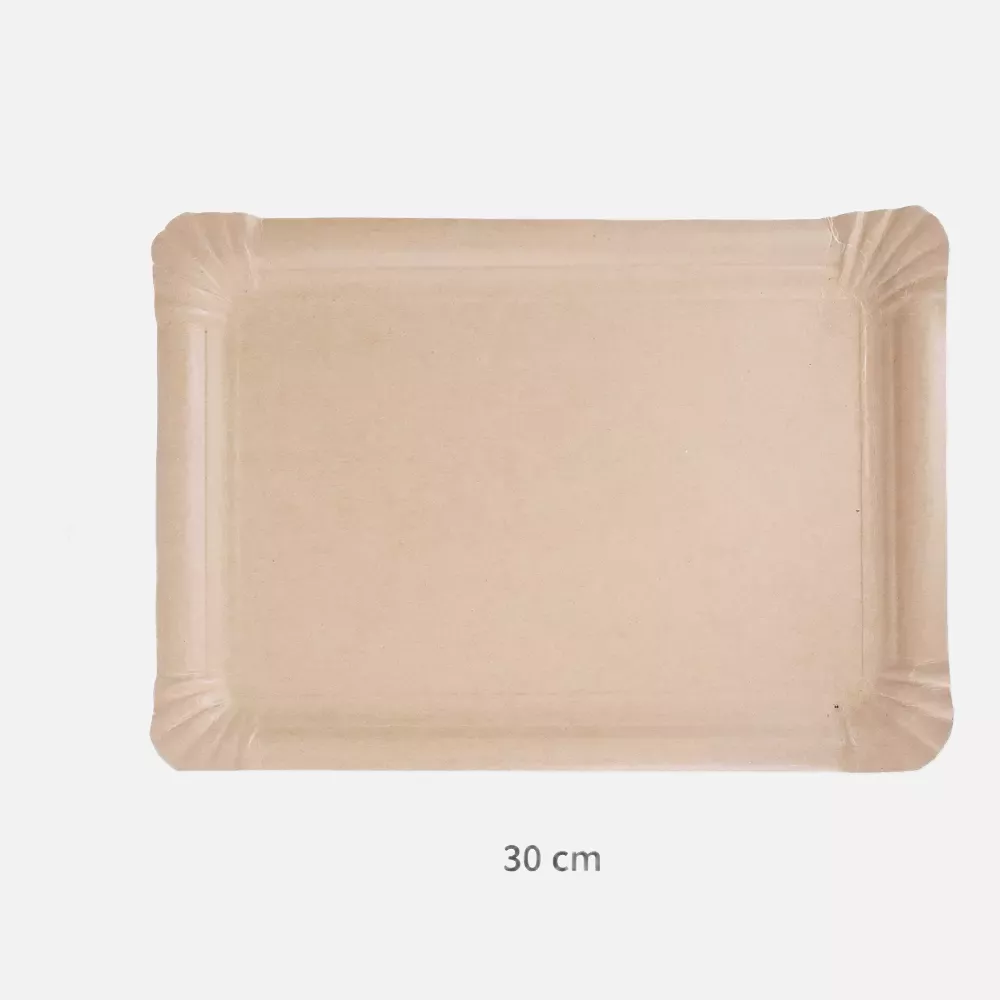 Franz Mensch 415025, Organic Kraft Paper Plates, 210 x 300 mm, FSC®-mix, image 2