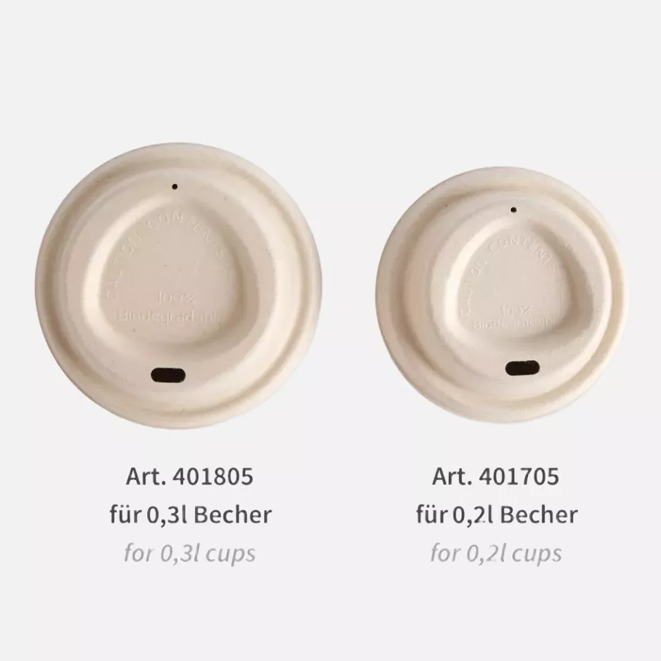 NATUREStar 401805, Organic Bagasse Lids, image 1, gallery thumbnail