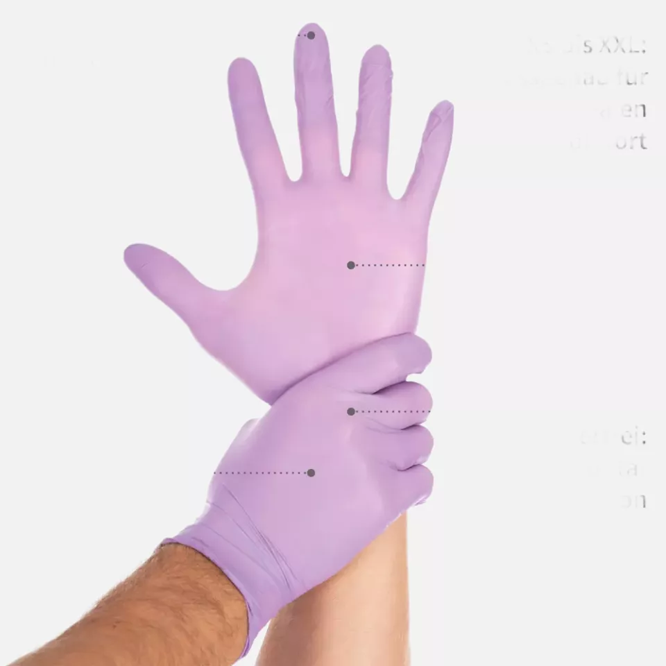 HygoStar 26106, Safe Light Nitrile Gloves, Powder-Free, image 2, gallery thumbnail