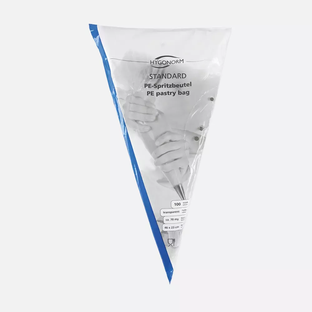 HygoNorm 32228, LDPE Blocked Pastry Tubes, 46 x 23 cm, Transparent, image 2