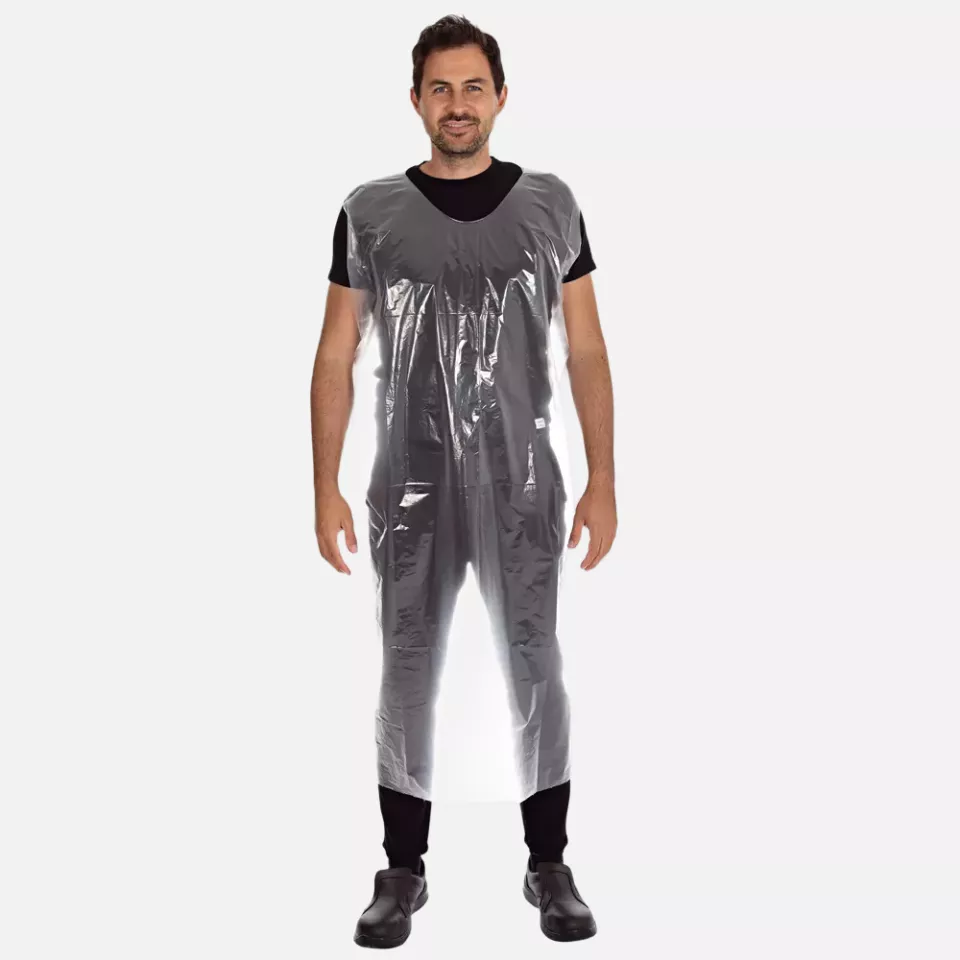 HygoStar 23616, LDPE Full Body Aprons, 30 my, image 3, gallery thumbnail