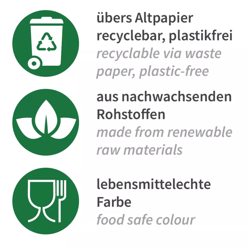 NATUREStar 418175, Organic Paperboard Salad Bowls, 750 ml, ø 150 mm, image 8, gallery thumbnail