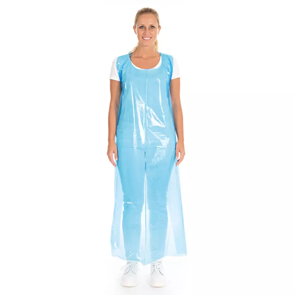 HygoStar 23206, Disposable LDPE Aprons, 35 my, image 2, gallery thumbnail