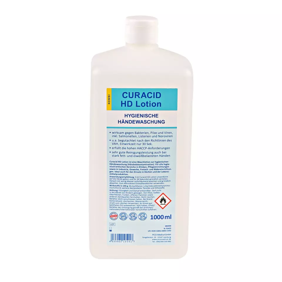 HygoClean 315764, Curacid® HD Alcoholic Hand Decontamination Lotion, 0.5 l, image 1, gallery thumbnail