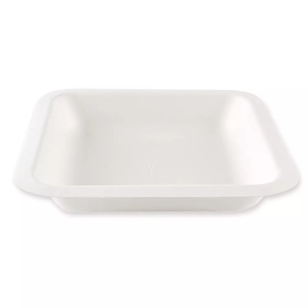 NATUREStar 411901, Eleganza Organic Bagasse Trays, 180 x 30 mm, 600 ml, image 1
