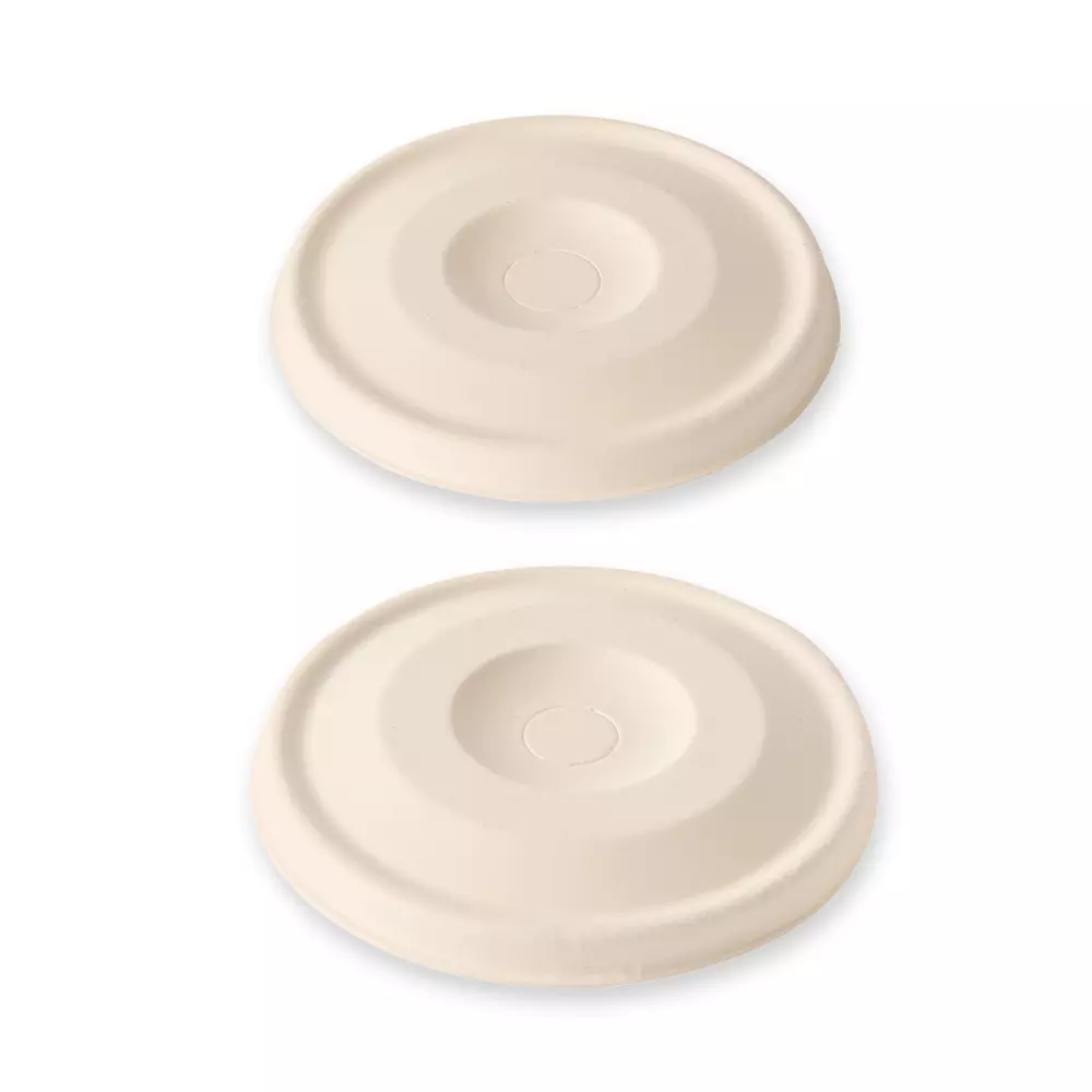NATUREStar 401605, Bagasse Flat Lids, Organic, image 2