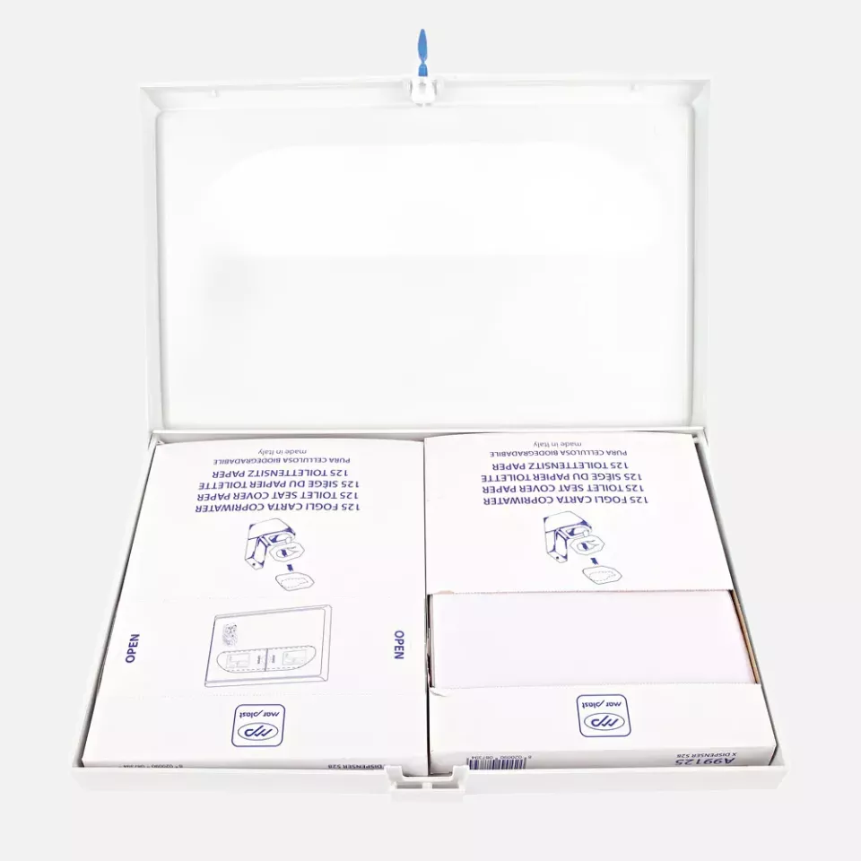 Franz Mensch 88844, Toilet Seat Cover Dispenser, Plastic, image 4, gallery thumbnail