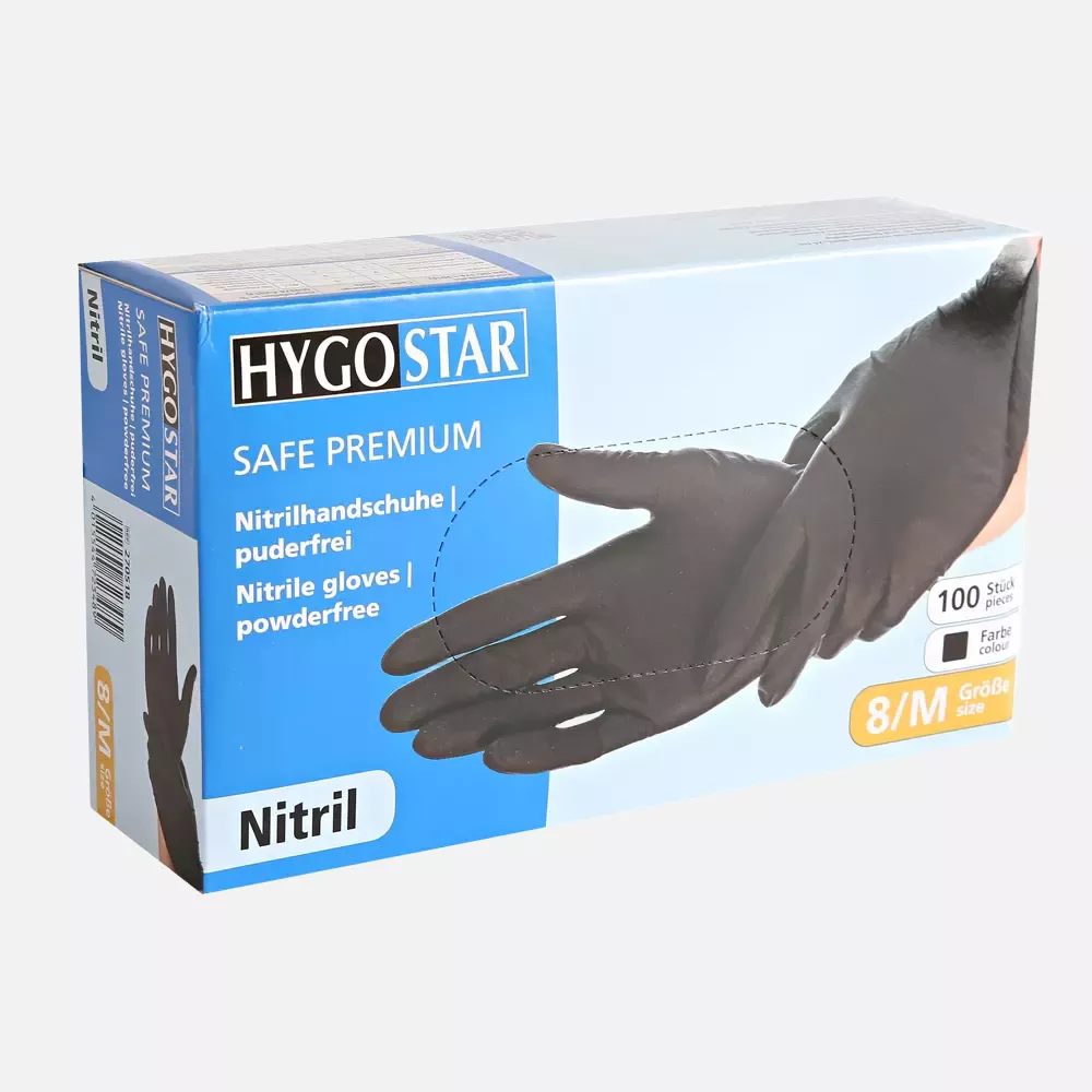 HygoStar 270018, Safe Premium Nitrile Gloves, Powder-Free, image 2
