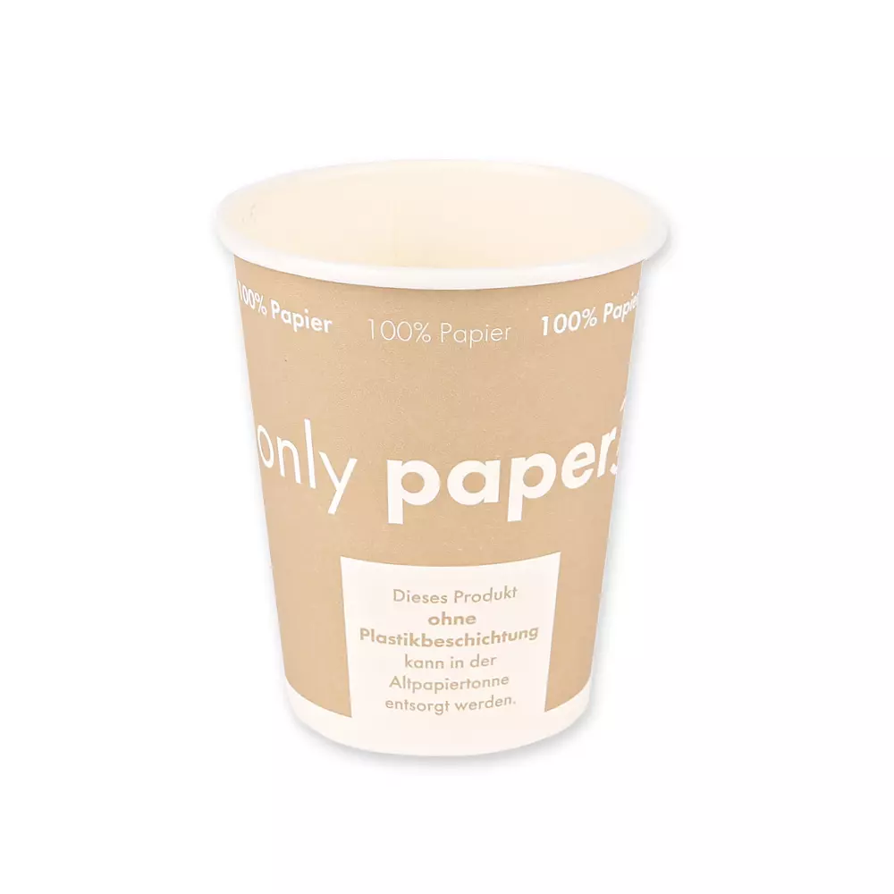 NATUREStar 403083, Bio-Papier Kaffeebecher, 200 ml / 8 oz, ø 80 mm, image 1