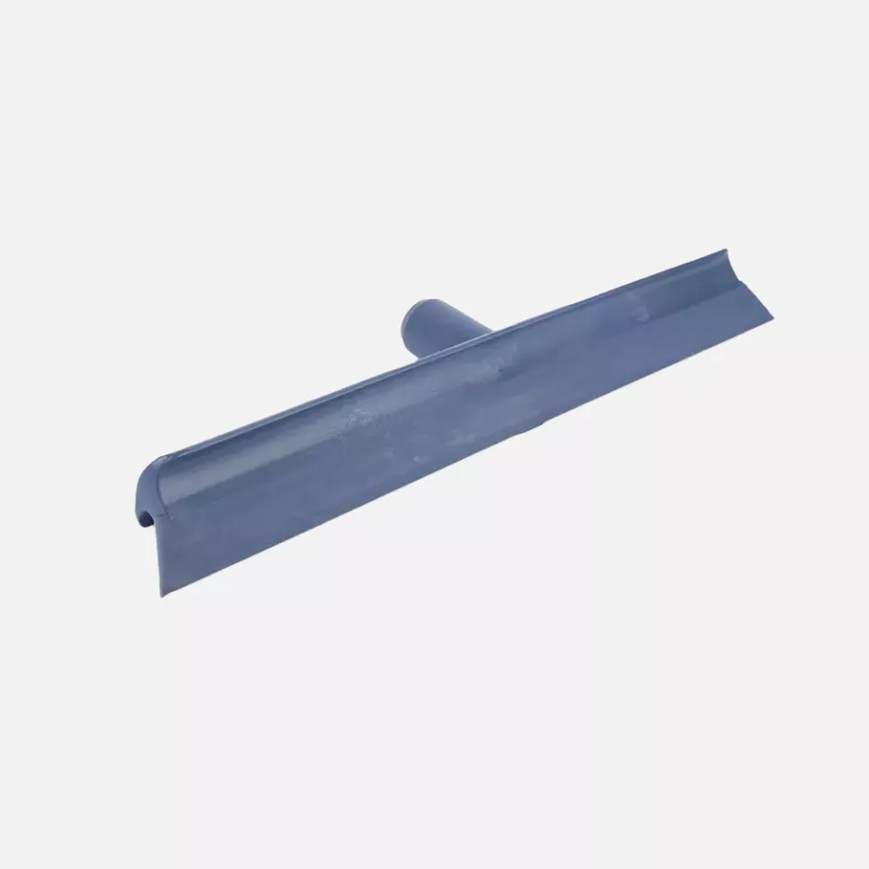 HygoClean 85596, Detectable PP Single Blade Rubber Squeegee, Blue, image 1, gallery thumbnail