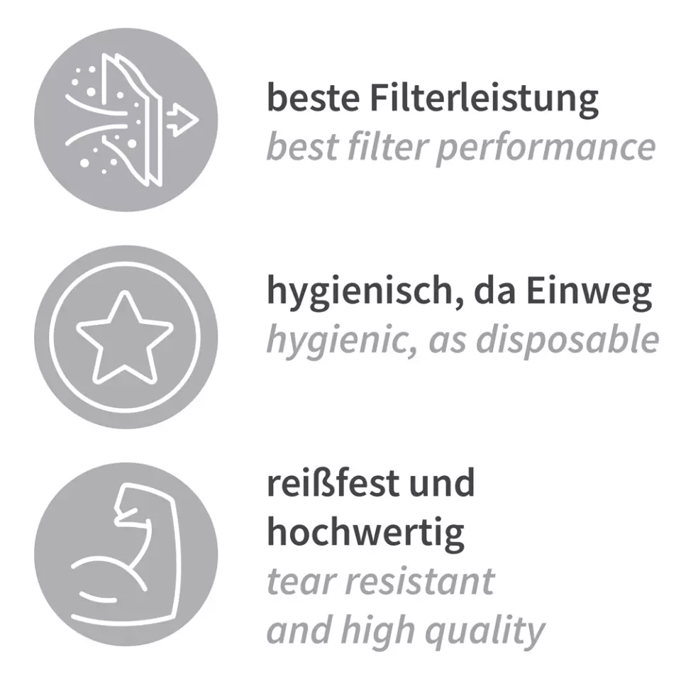 HygoStar 31901, Filterstar Pleated Straining Cloths, Pack of 10, image 3, gallery thumbnail