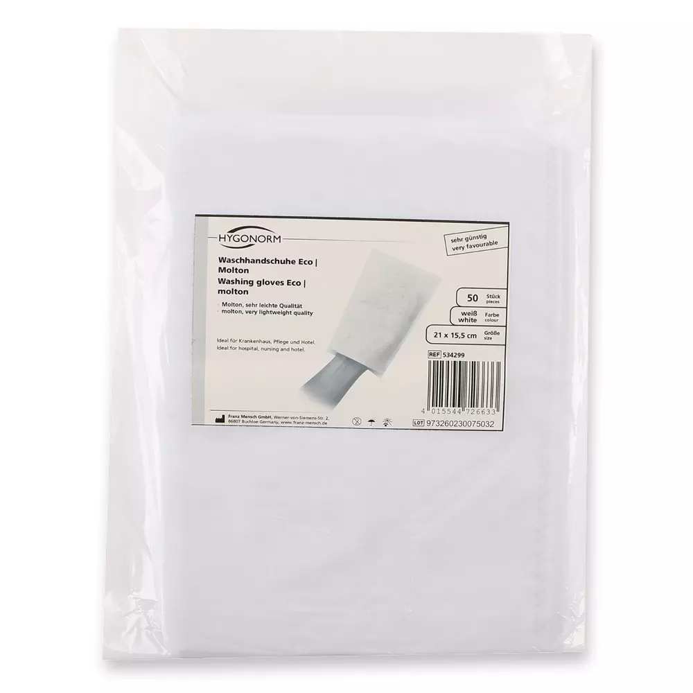 Hygonorm 534299, Eco Washing Gloves, Molton, image 4