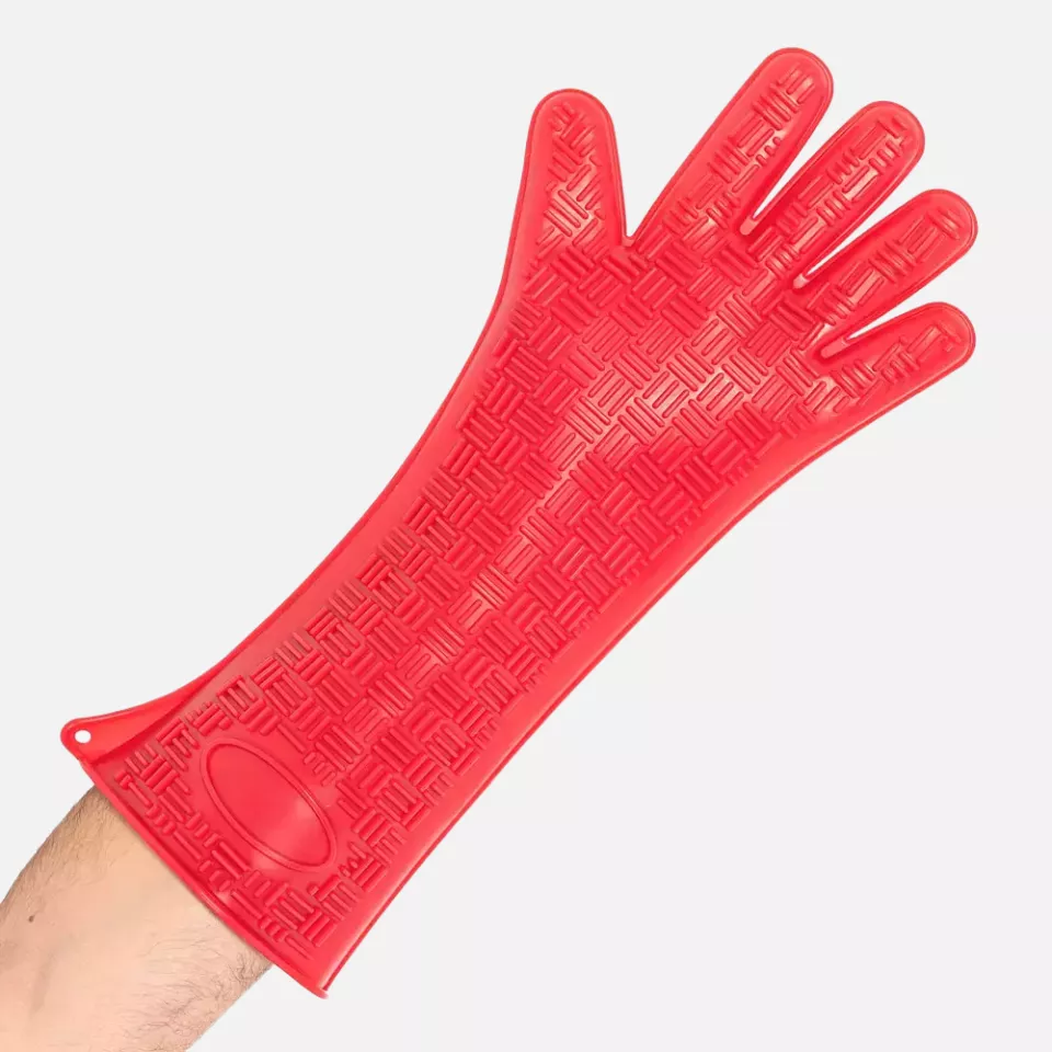 HygoStar 33217, Heatblocker Silicone Oven Gloves, 43 cm, Red, image 1, gallery thumbnail