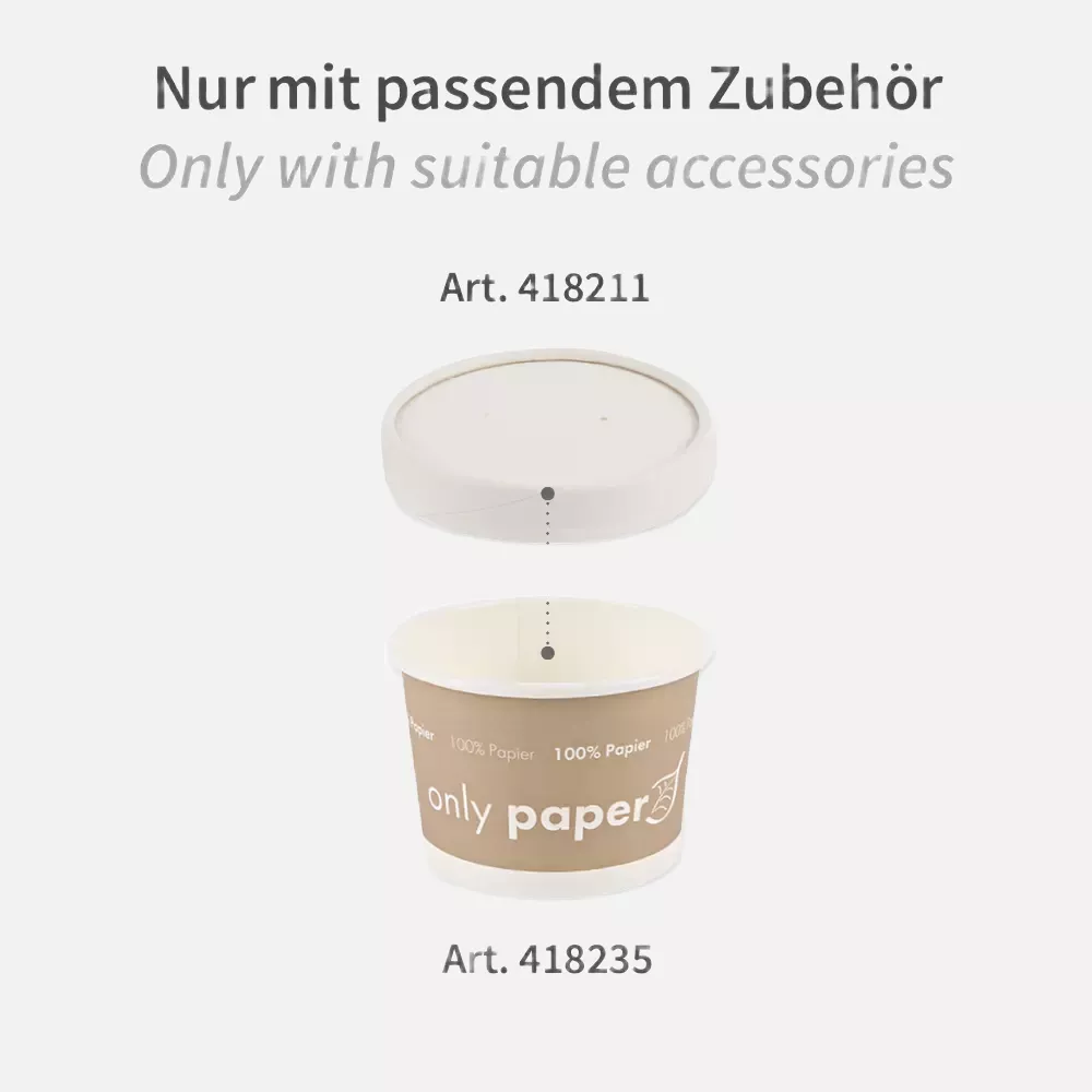 NATUREStar 418235, Bio-Hartpapier-Suppenbecher, 200 ml, ø 90 mm, image 5