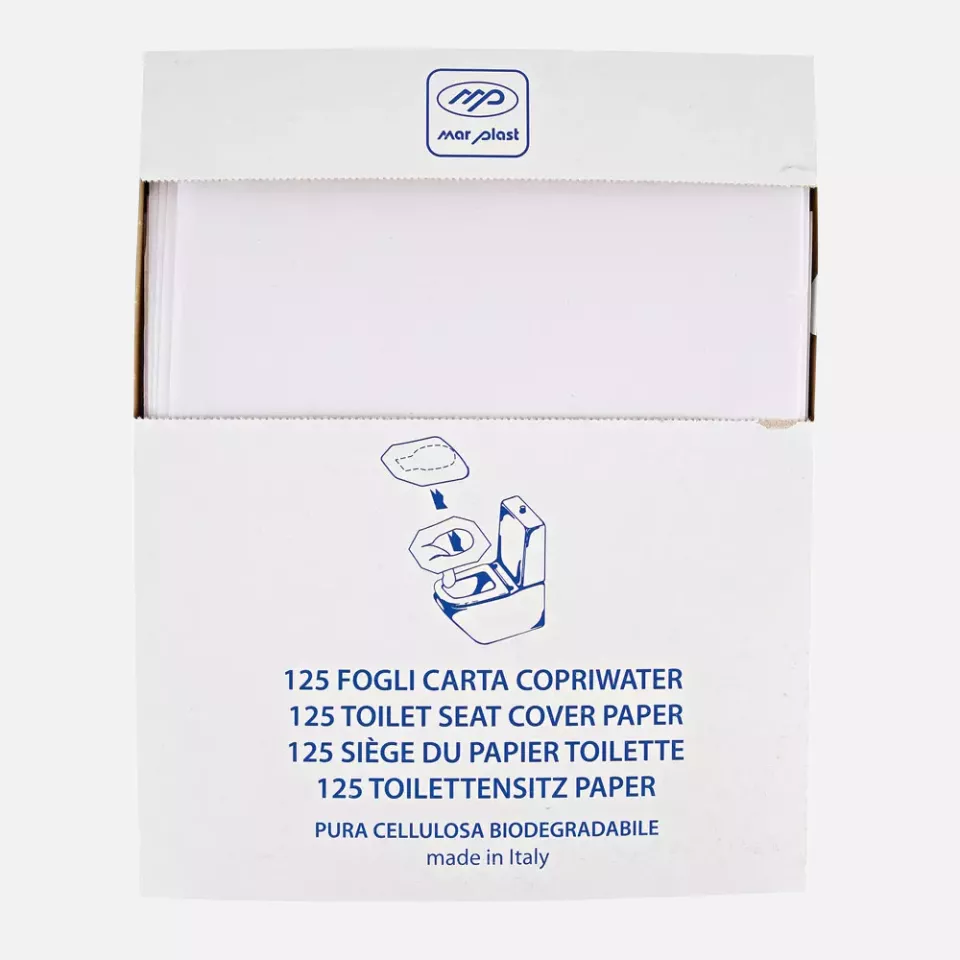 Franz Mensch 32289, Paper Toilet Seat Cover, White, image 3, gallery thumbnail