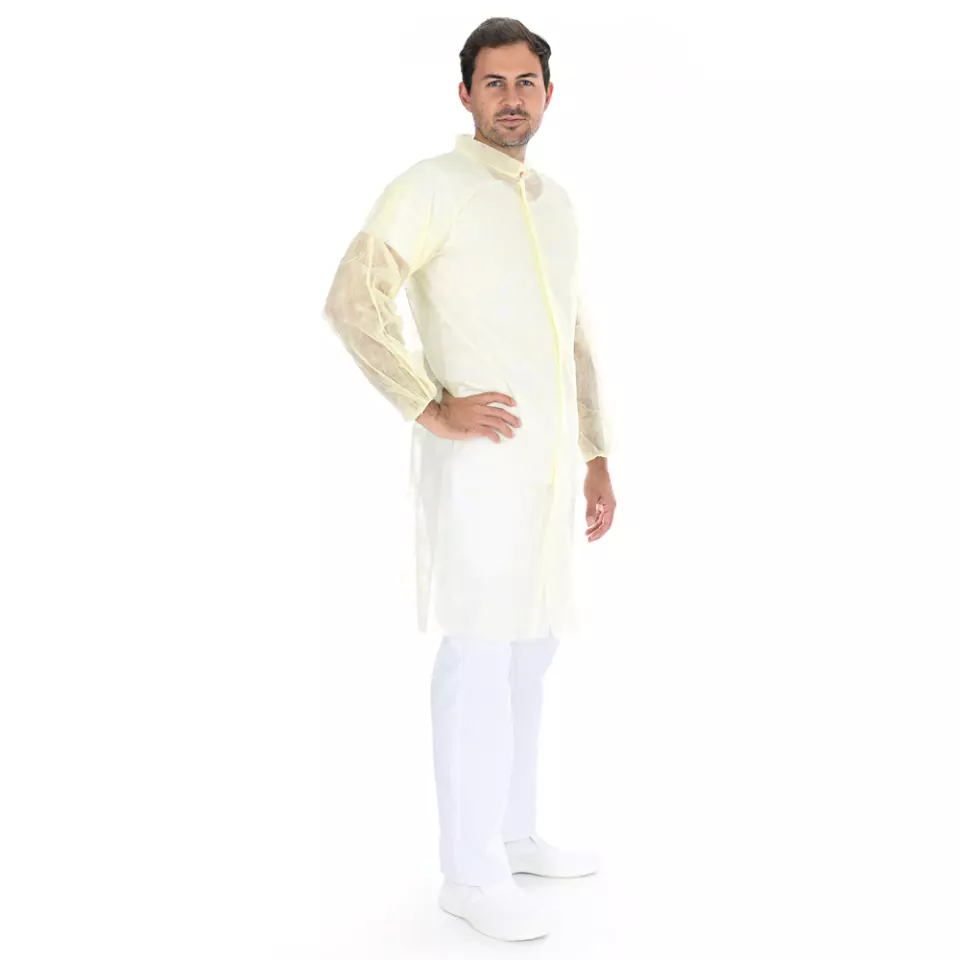 HygoNorm 27407, PP Visitor Gowns, Light, Push Buttons XL, image 10, gallery thumbnail